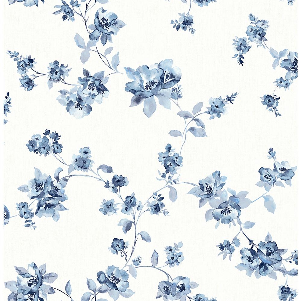 1000x1000 Blue Floral Wallpaper Free Blue Floral Background, Phone