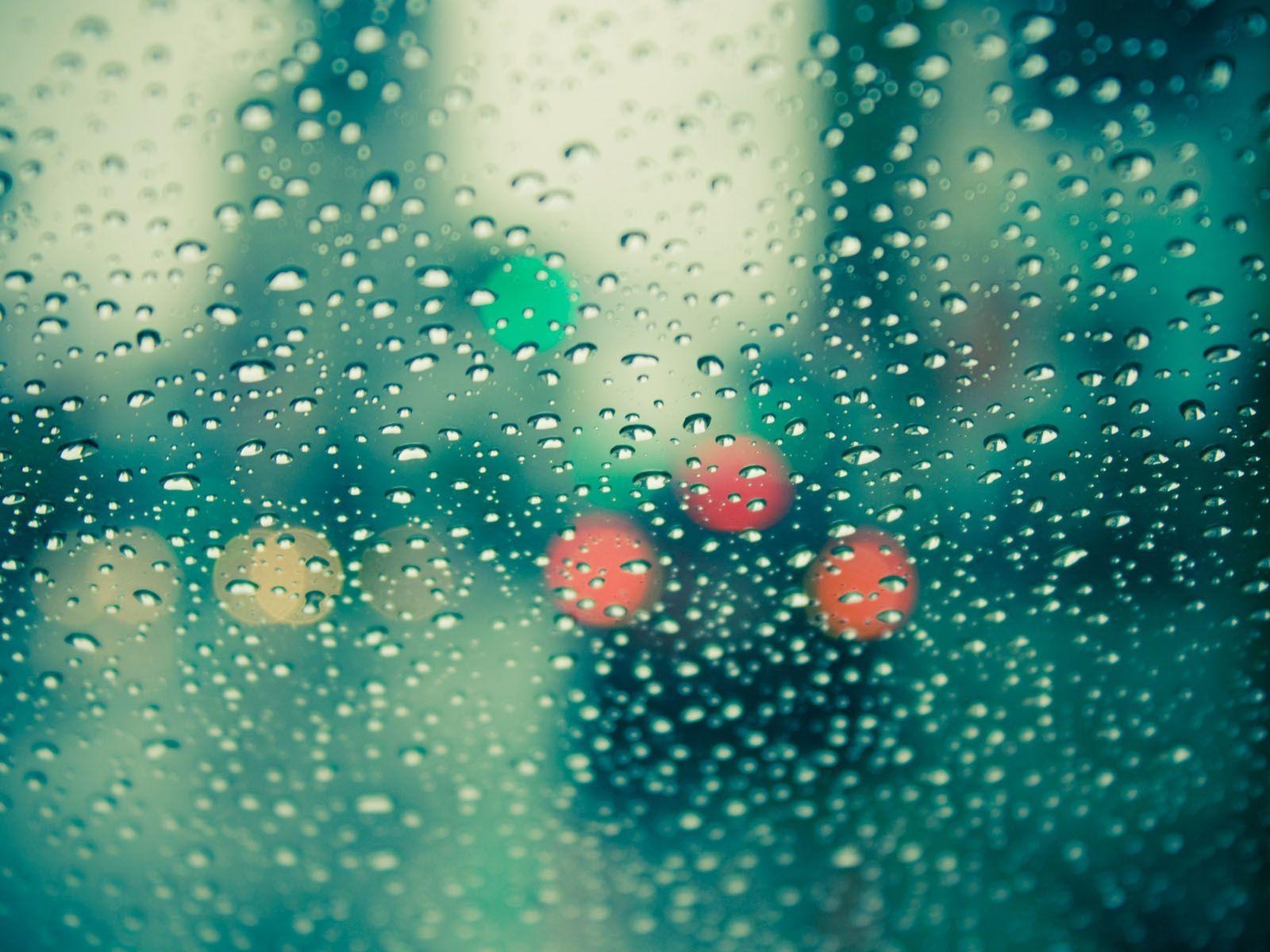 1600x1200 Rain Drops on Glass Wallpaper, Desktop