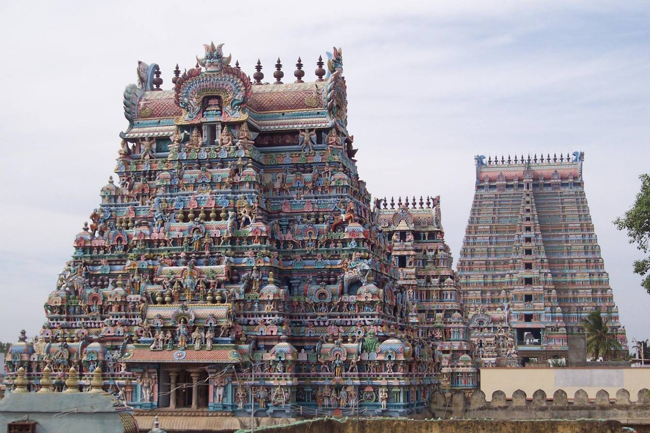 1340x900 Srirangam Ranganathaswamy Temple Image. Srirangam Temple Photo. Srirangam Ranganathaswamy Tower Photo. Srirangam Ranganathaswamy Temple HD Wallpaper Download Own Web, Desktop