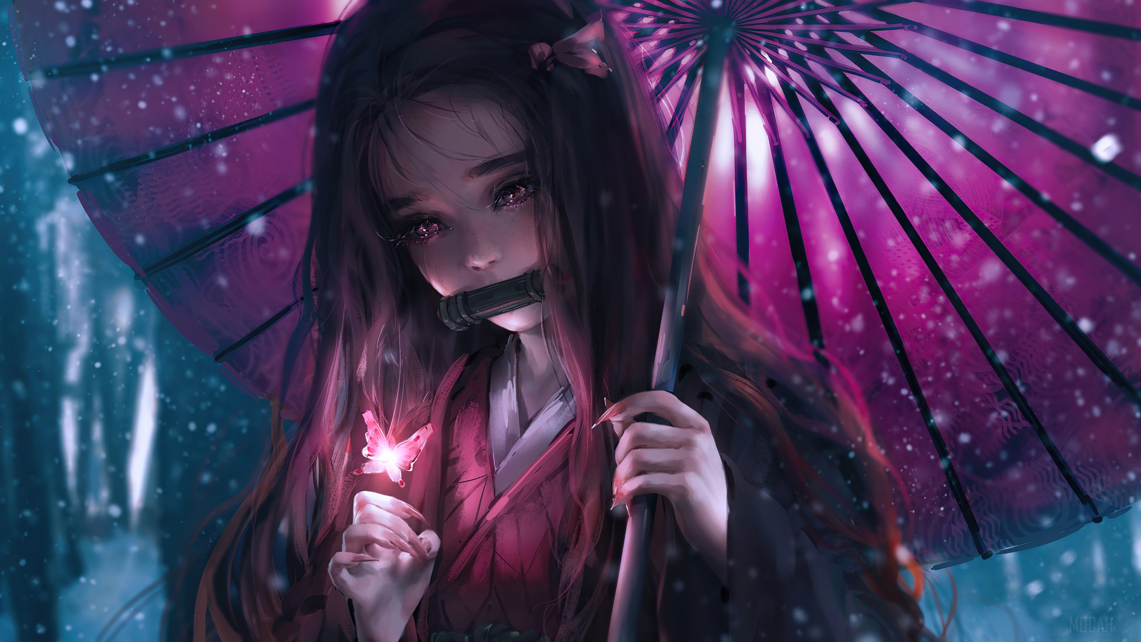 3840x2160 Beautiful, Nezuko Kamado, Demon Slayer Kimetsu no Yaiba, Anime, Kimetsu no Yaiba, 鬼滅の刃 4k wallpaper, Desktop