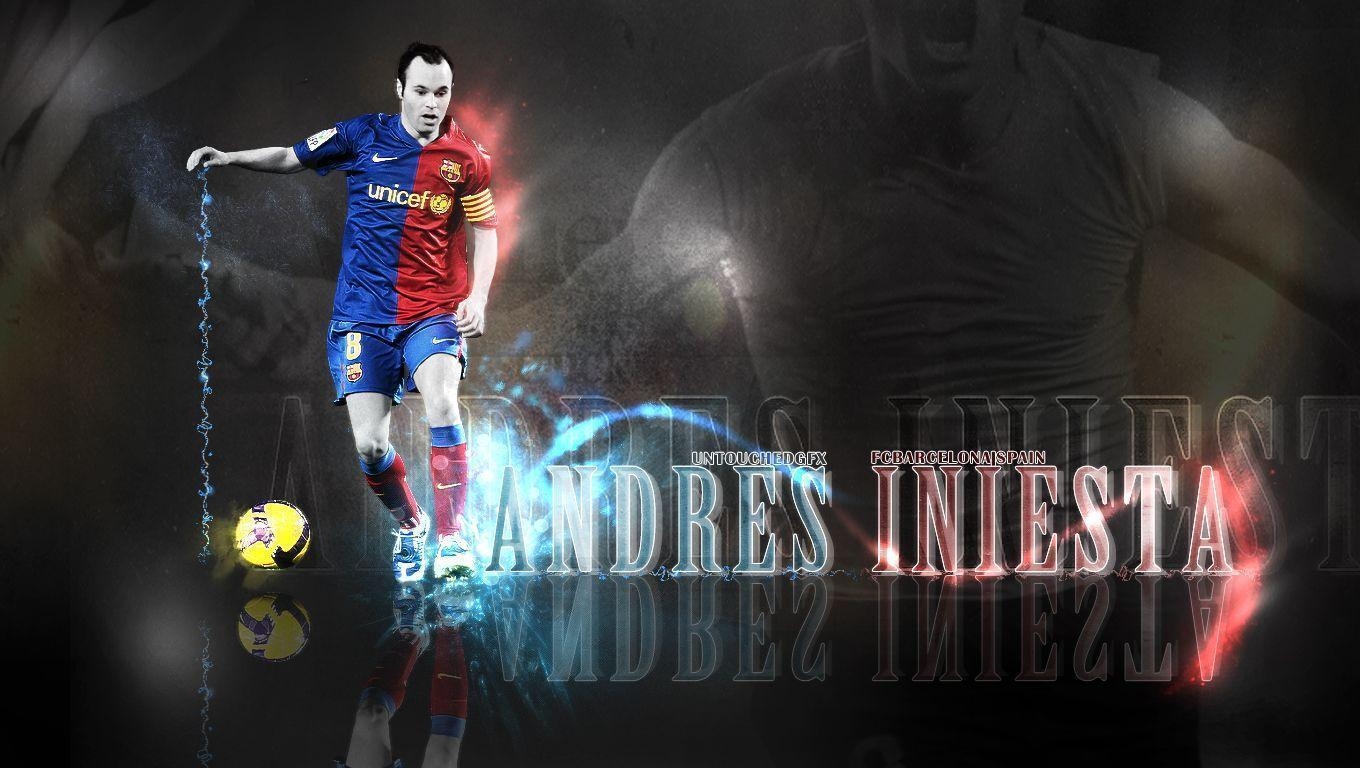 1360x770 Wallpaper Andres Iniesta 09, Desktop