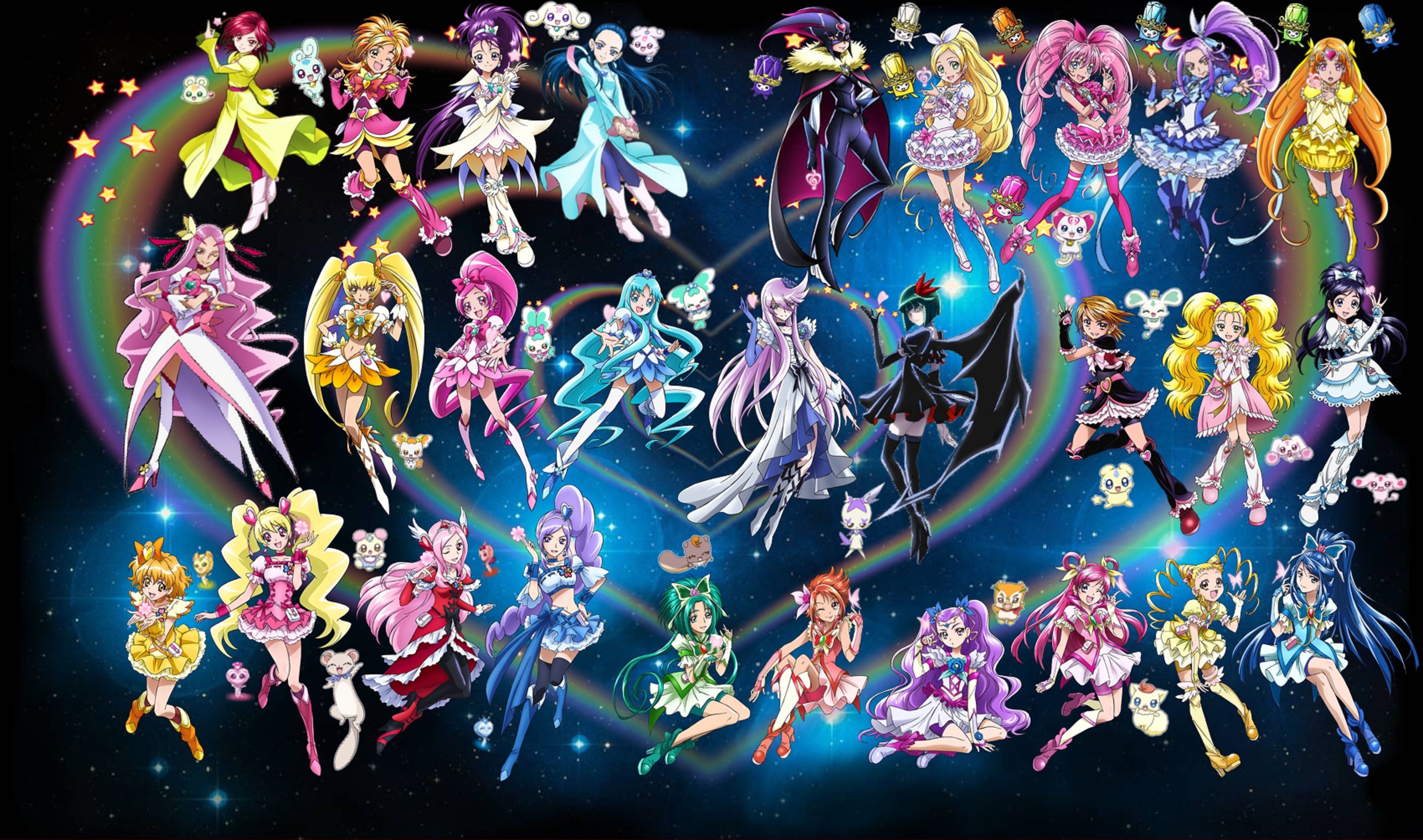 3400x2010 Pretty Cure! HD Wallpaper, Desktop