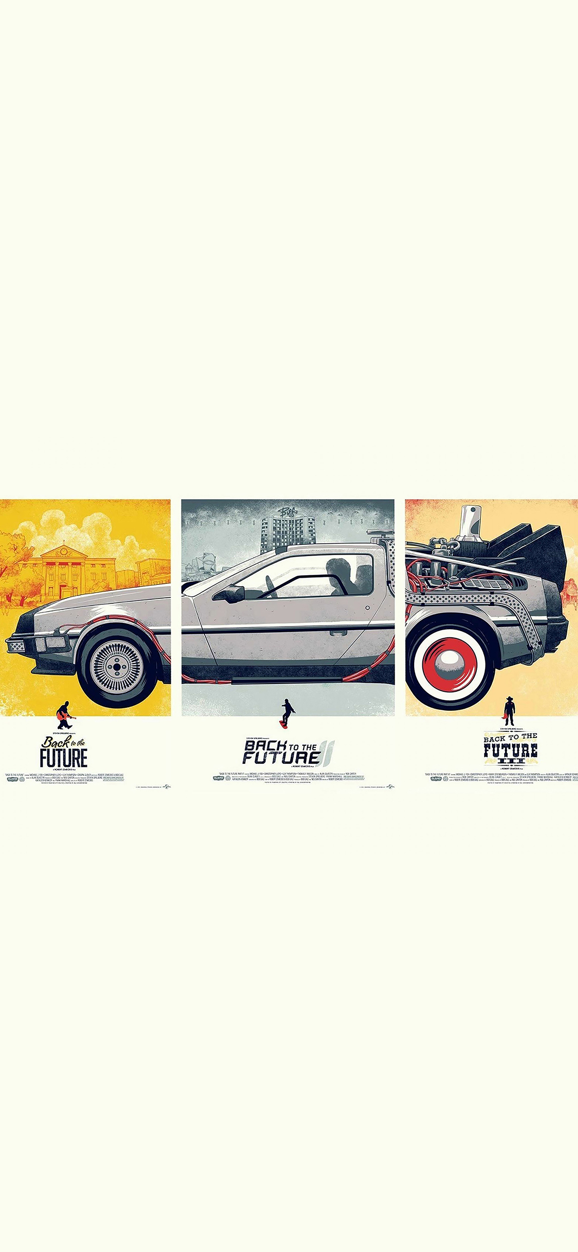 1130x2440 wallpaper back to the future film, Phone