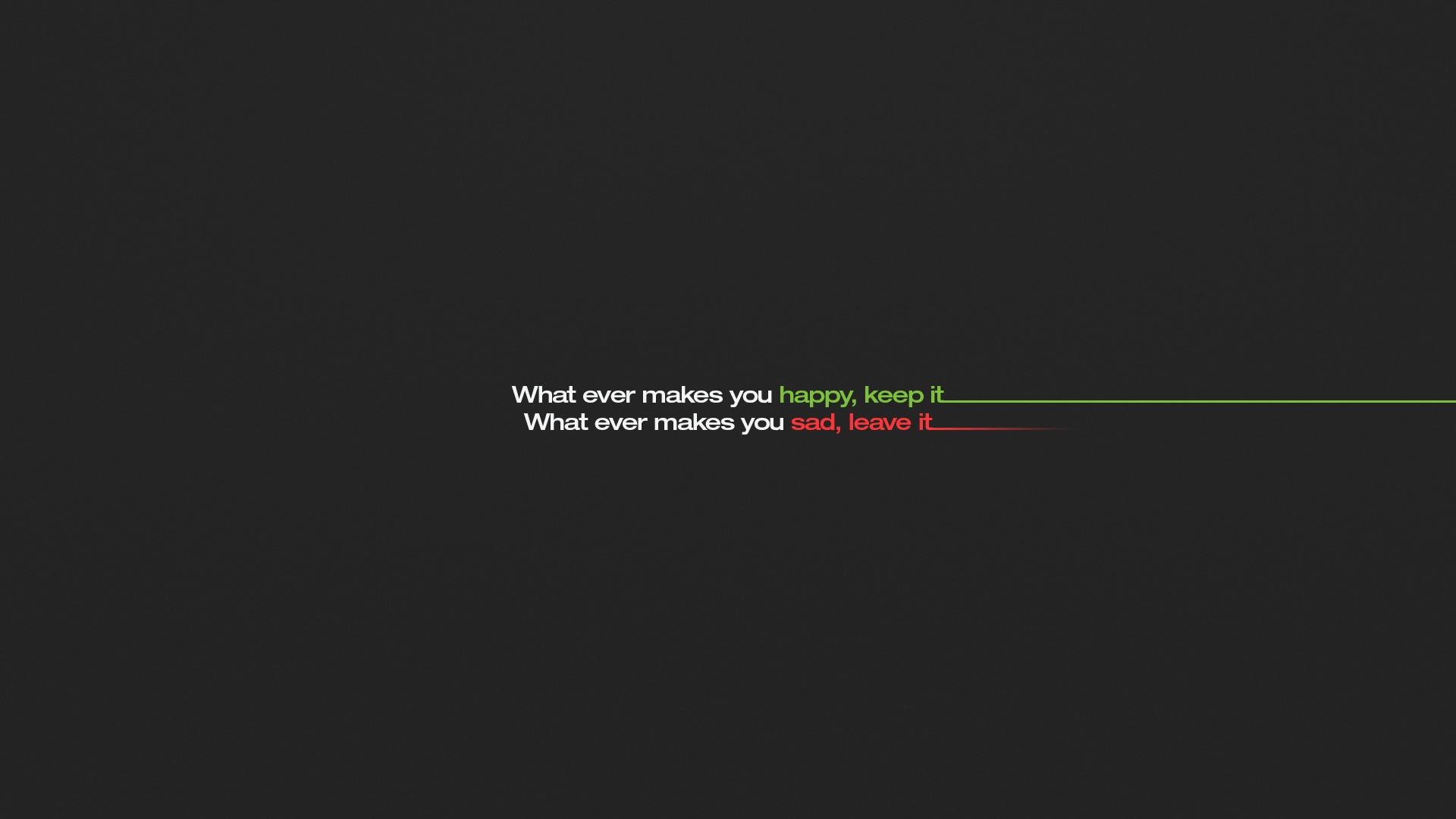 1920x1080 dark, Minimalism, Text, Sadness, Black background, Desktop