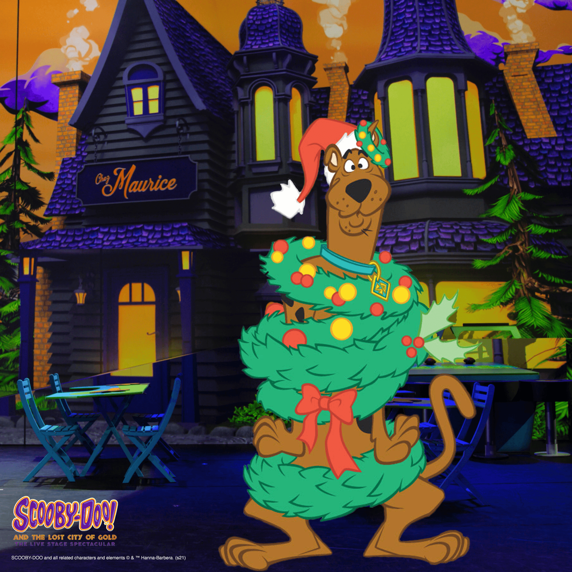 1890x1890 Scooby Live Tour trying to help with Christmas decorations at 'Chez Maurice' #scooby #scoobydoo #scoobylivetour #mysteryincgang #livestage #christmas, Phone