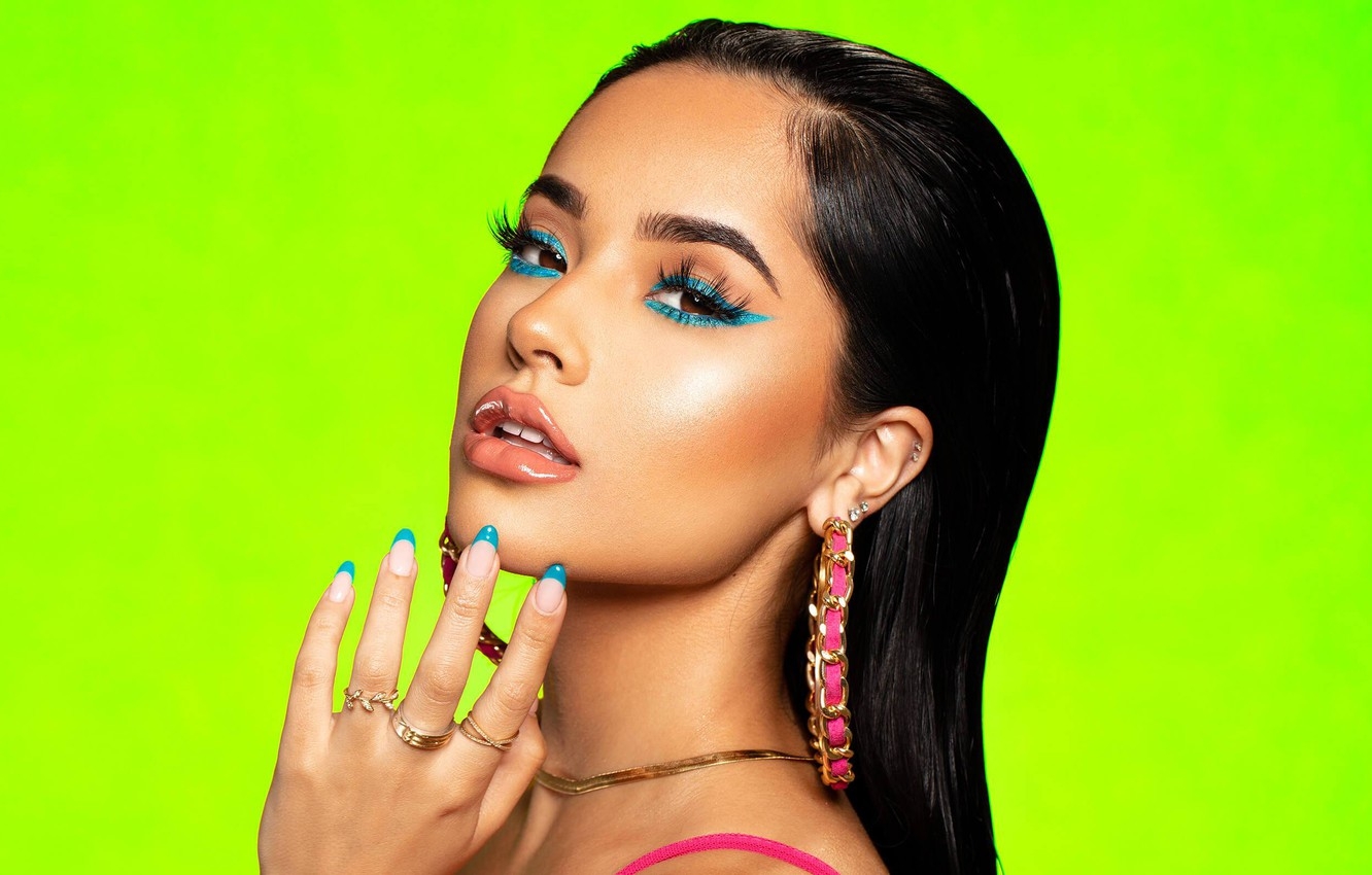 1340x850 Wallpaper earrings, singer, nails, singer, Becky G image for desktop, section музыка, Desktop