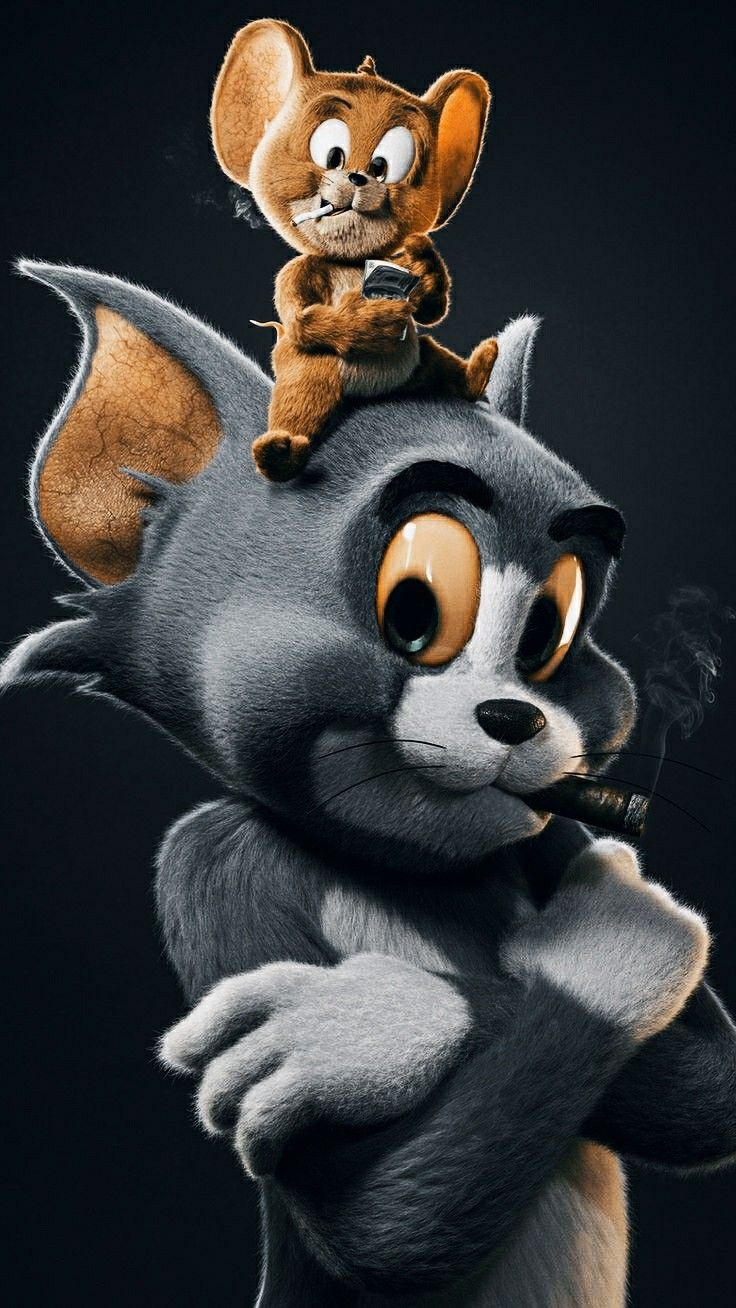 740x1310 TOM AND JERRY WALLPAPER. Cute cartoon, Phone