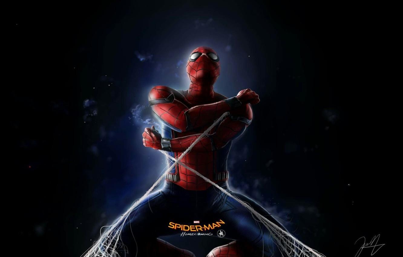 1340x850 Wallpaper art, spider man, spider man:homecoming, tom holland, Desktop