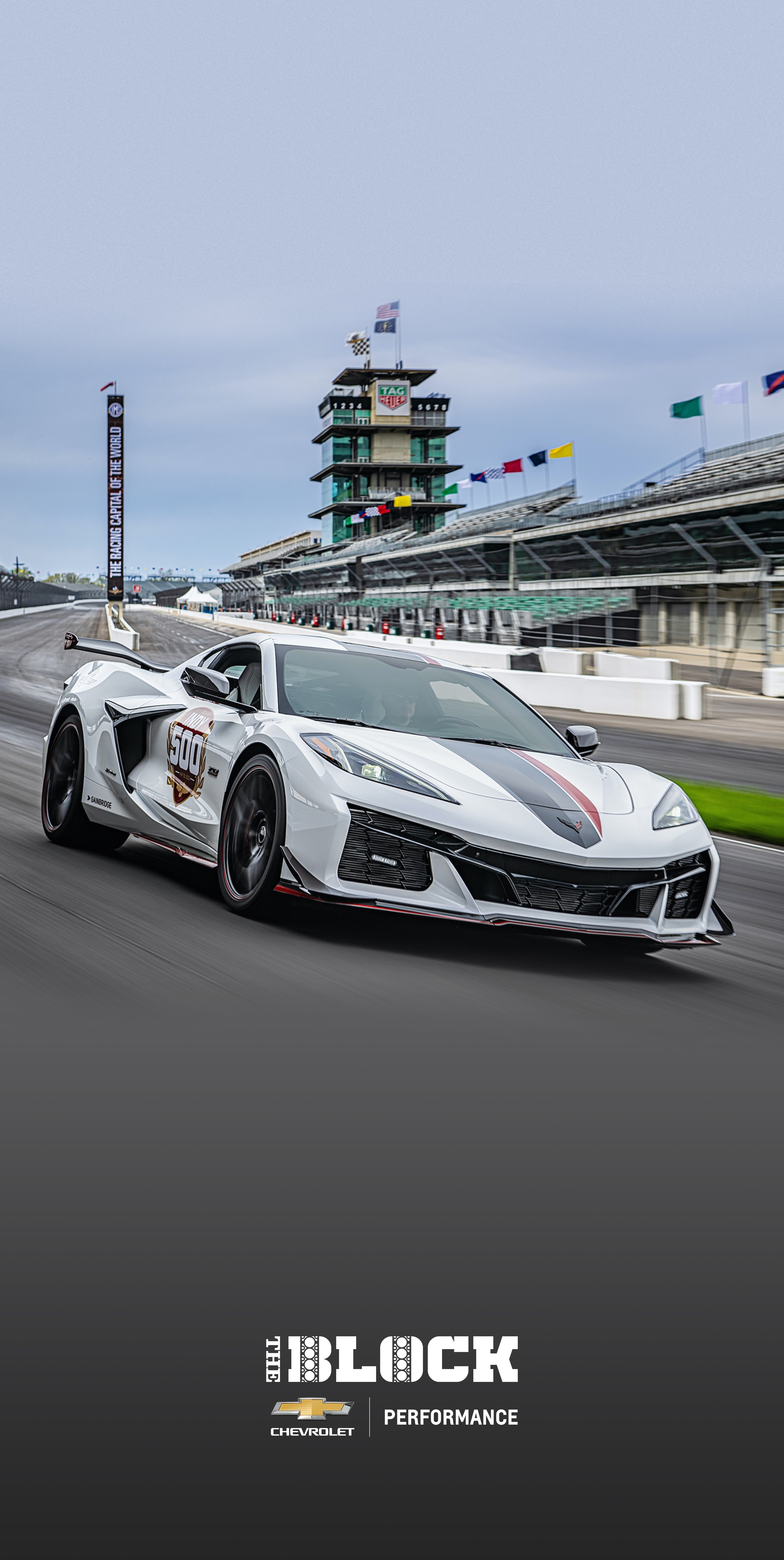 3320x6610 Wallpaper Wednesday: 2023 Corvette Z06 70th Anniversary Edition Pace Car, Phone