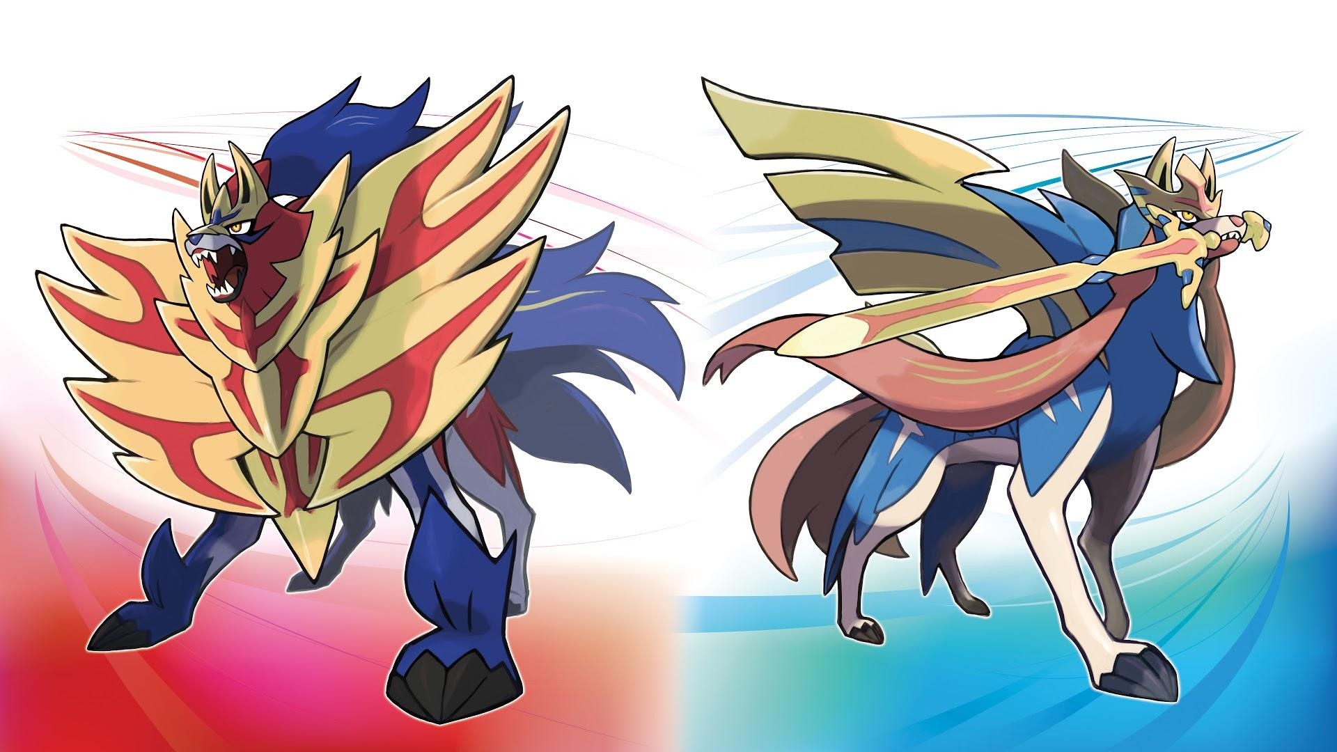 1920x1080 Zamazenta and Zacian Pokemon Sword and Shield 8K Wallpaper, Desktop