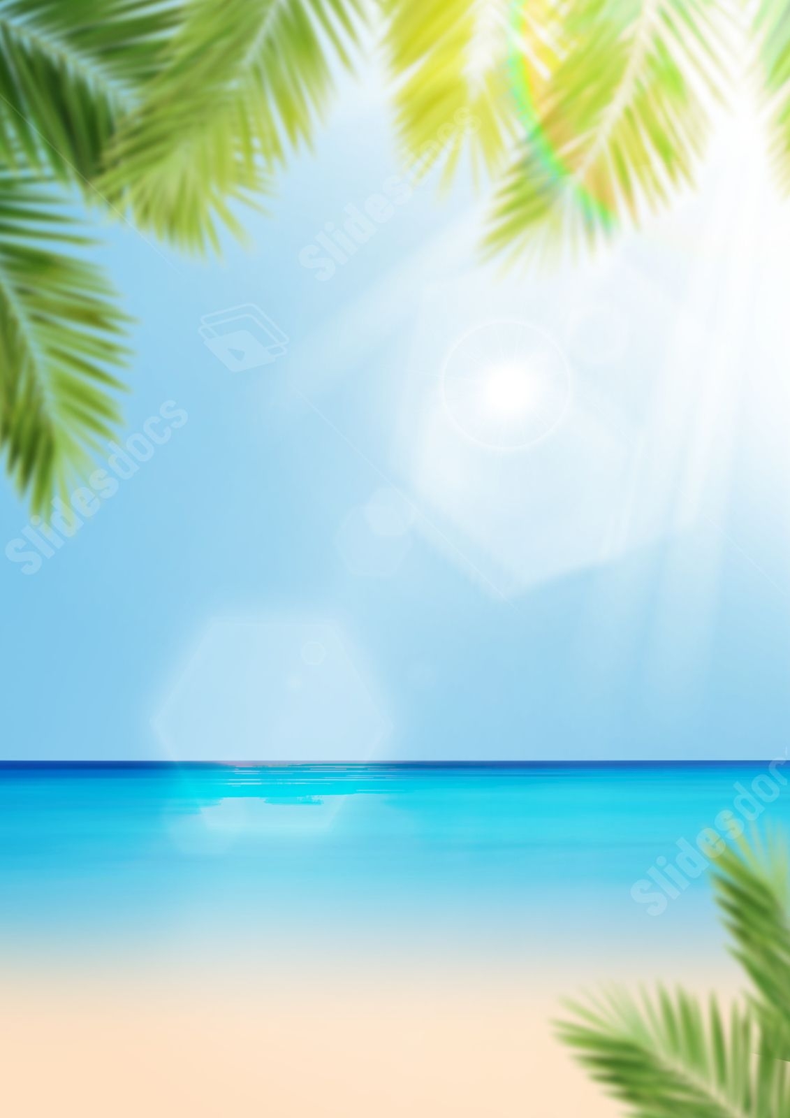 1140x1600 Cute Summer Background Page Border And Printable Background in Word, Phone