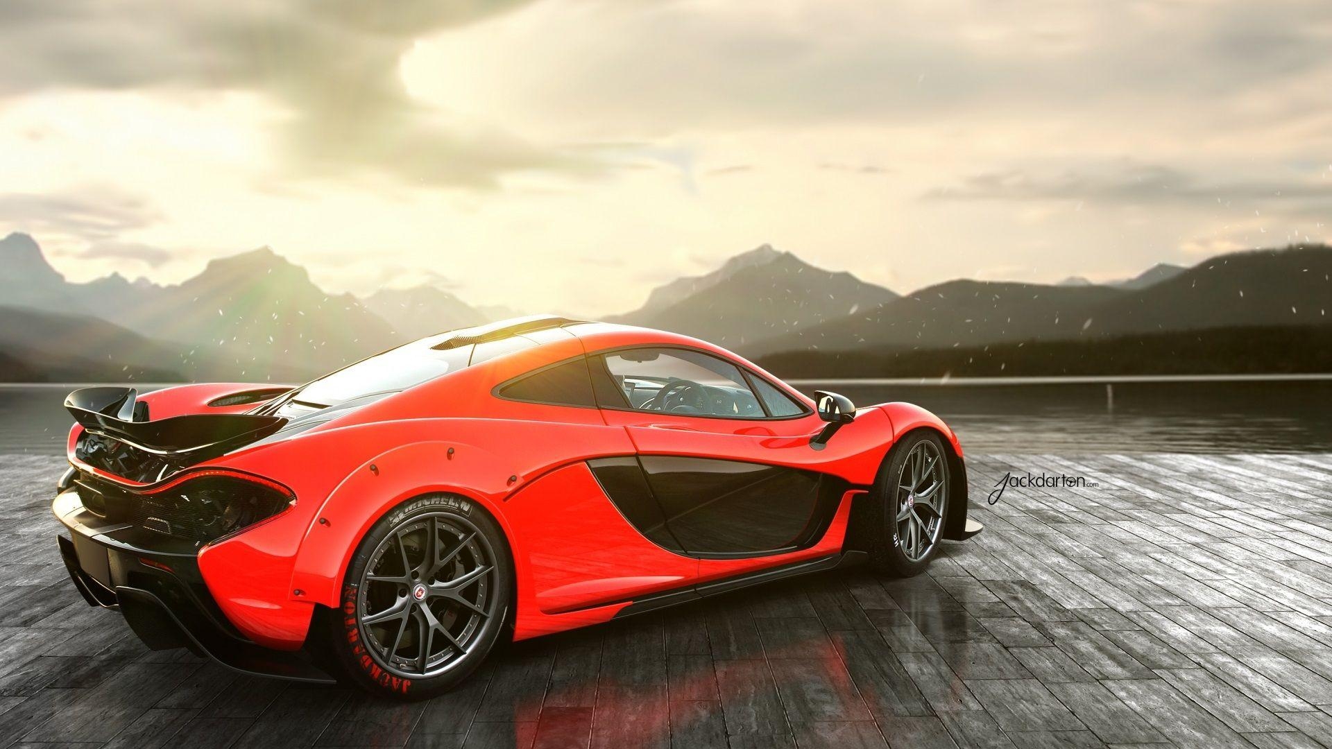 1920x1080 Awesome McLaren P1 Rear Wallpaper, Desktop