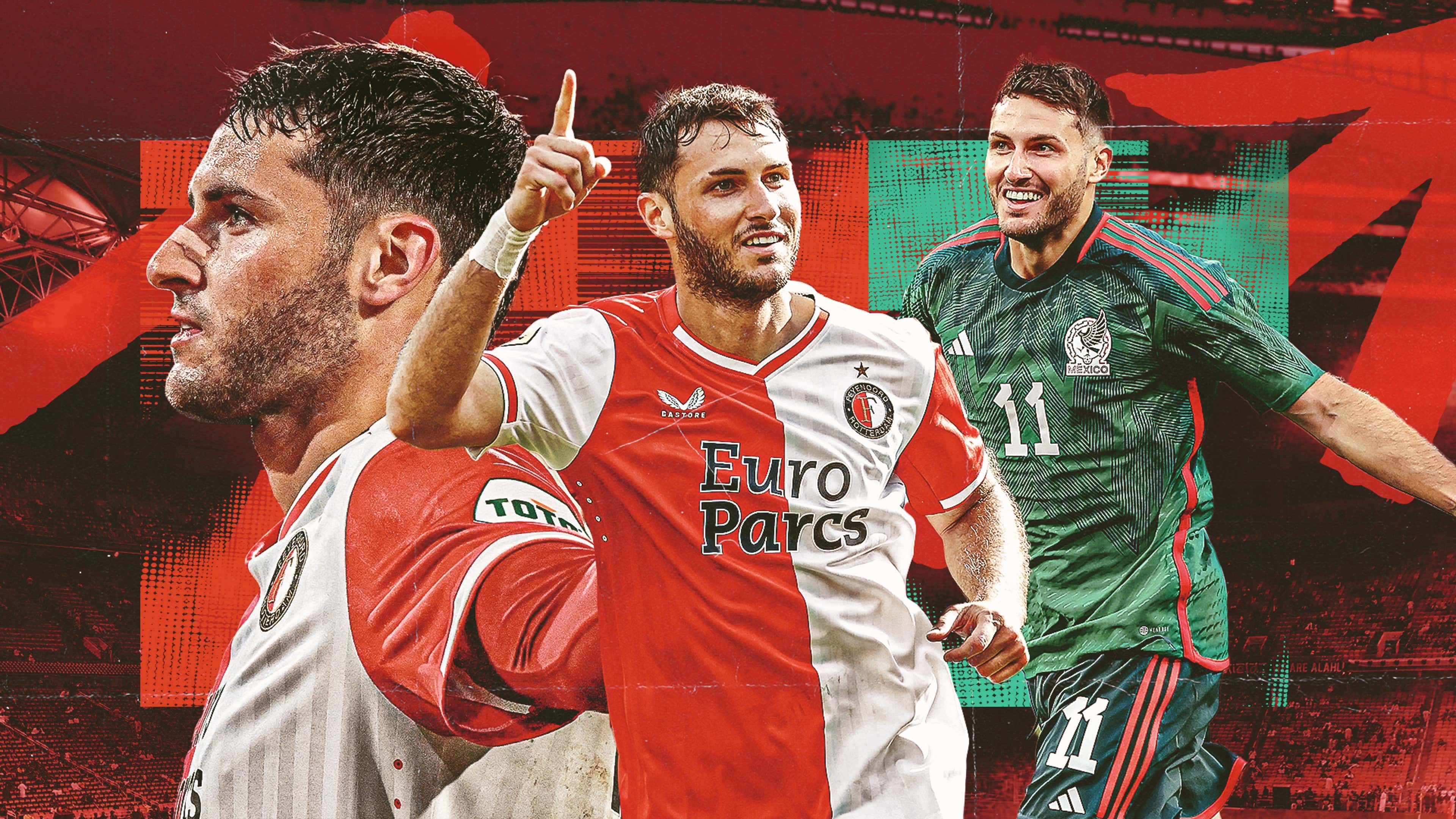 3840x2160 Santiago Gimenez: Is Feyenoord's, Desktop