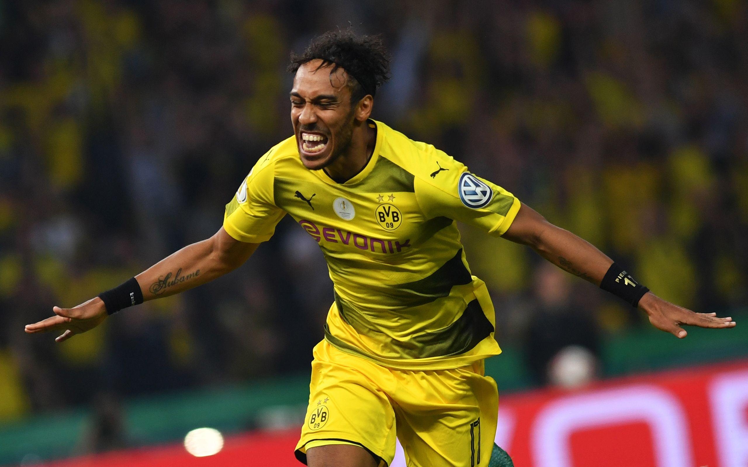 2560x1600 Download Wallpaper Pierre Emerick Aubameyang, Football, Borussia, Desktop