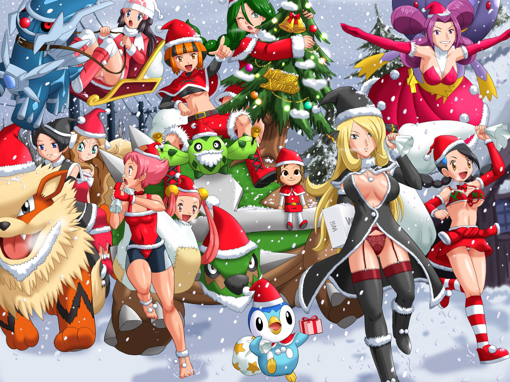 1030x770 Pokémon Go Pokémon Diamond And Pearl Cartoon Christmas, Desktop