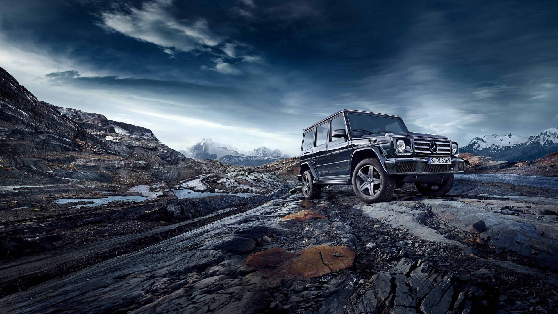 1920x1080 Download 4k Mercedes G Class In Mountain Wallpaper, Desktop