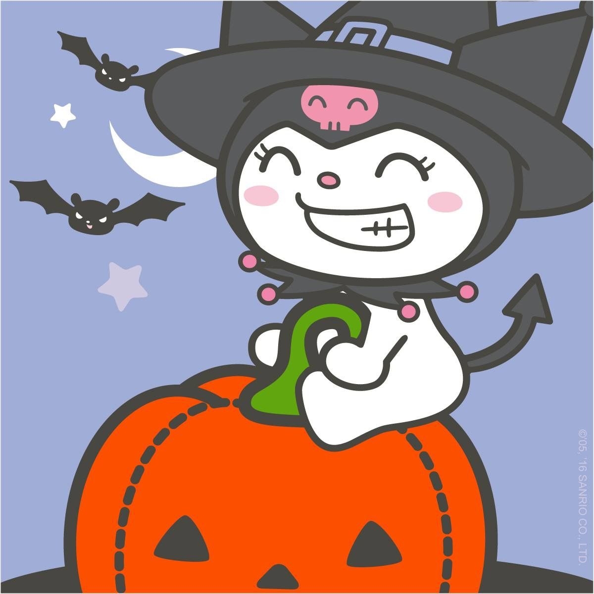 1200x1200 Kuromi _:(´ཀ`」 ∠): Happy Halloween. Hello kitty my melody, Hello kitty halloween, Hello kitty wallpaper, Phone