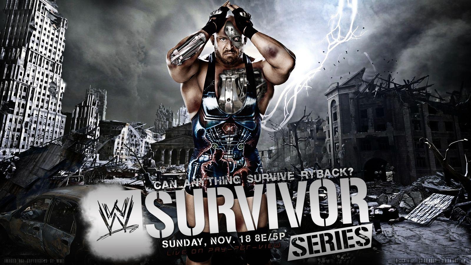 1600x900 WWE Survivor Series 2012 Wallpaper Ryback, Desktop