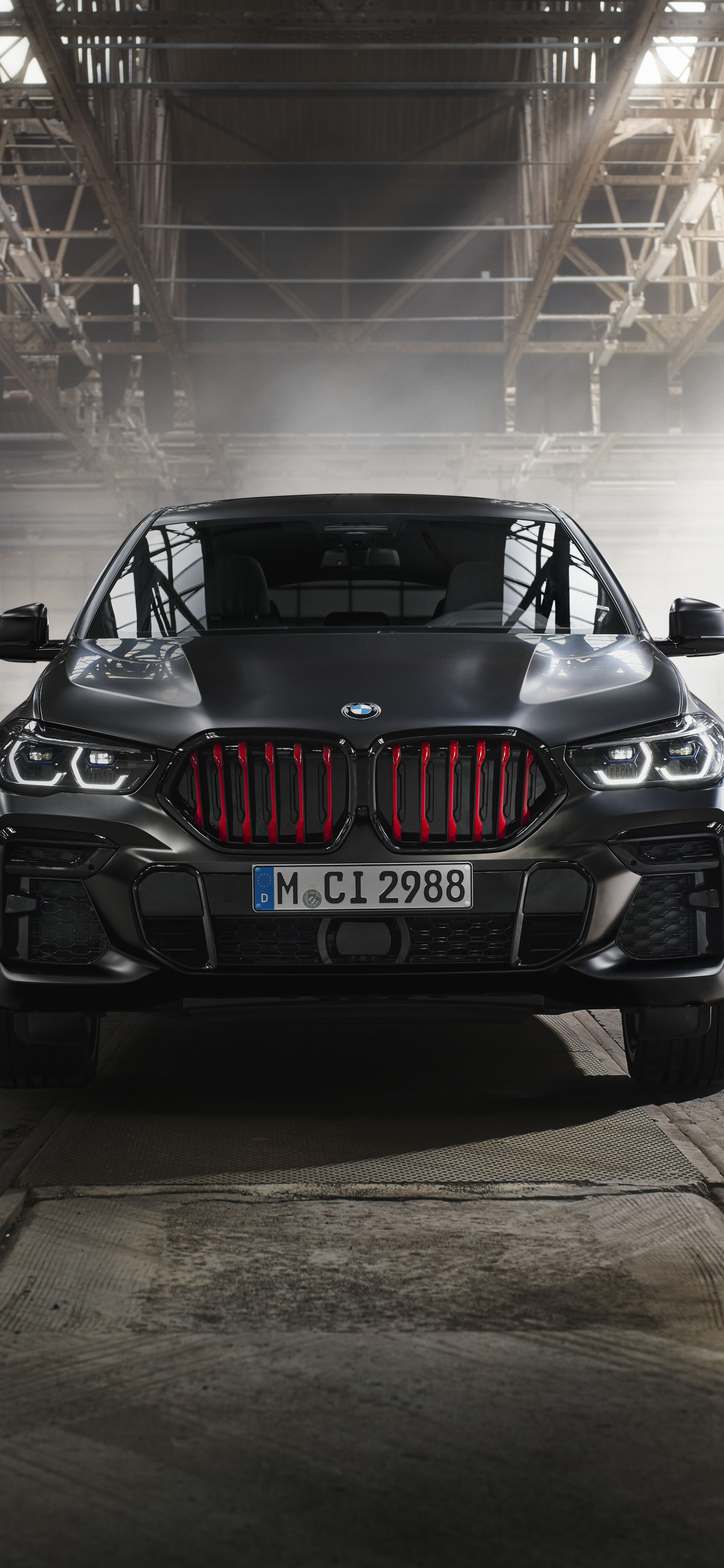 1440x3120 Black 2021 BMW X6 M50i Edition Black Vermilion (G06), Phone