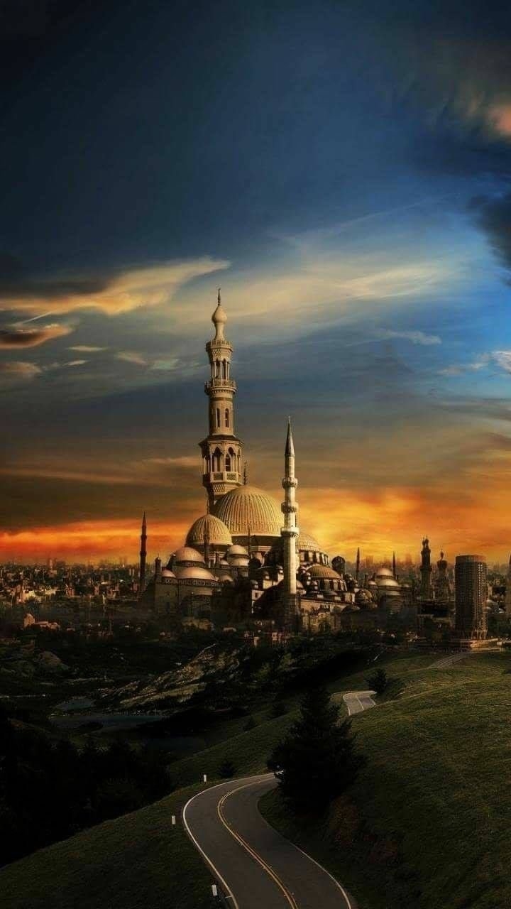 720x1280 Islam mosque city Wallpaper Download, Phone