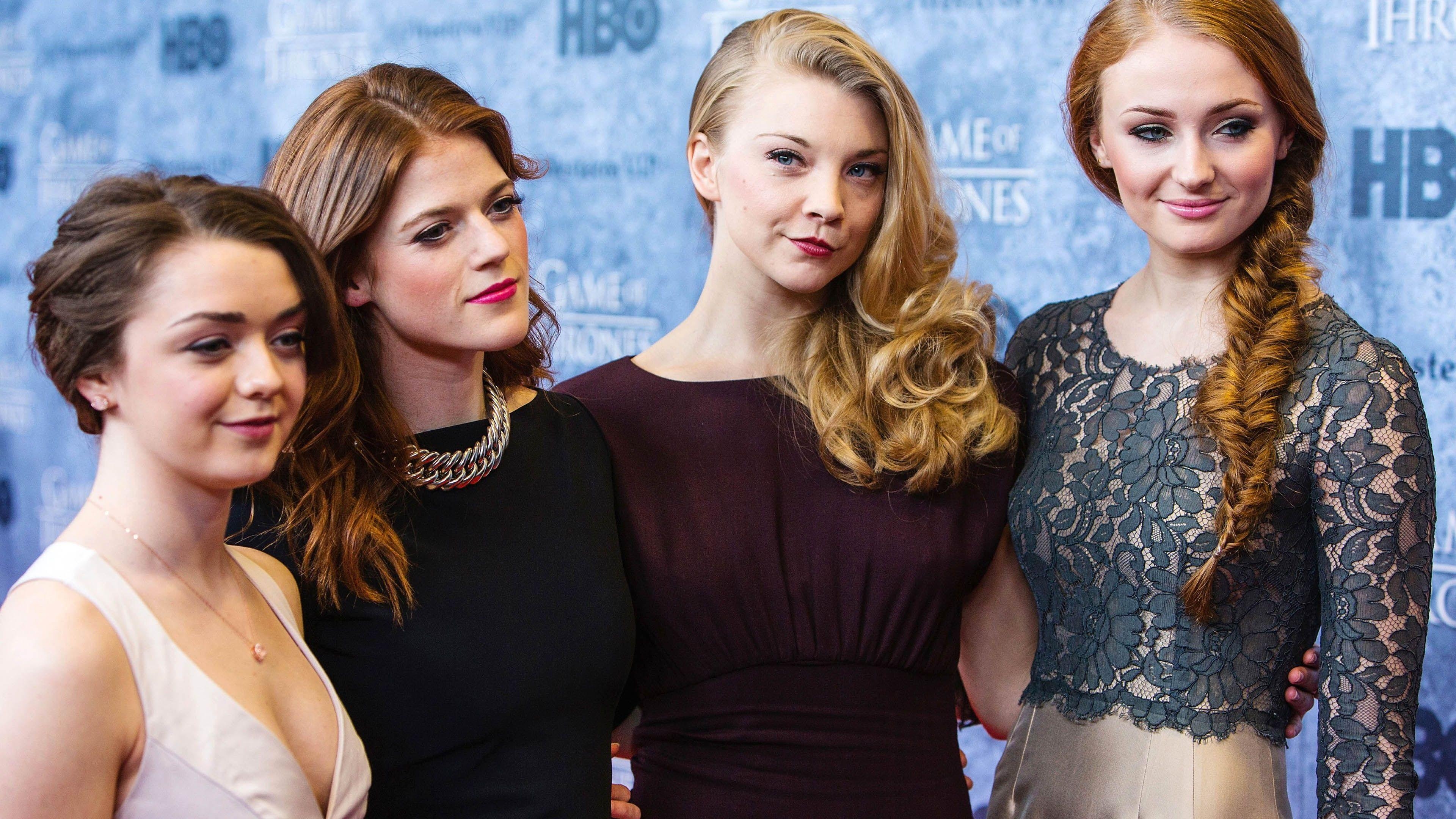 3840x2160 Game of Thrones Actresses: Maisie Williams, Rose Leslie, Natalie, Desktop