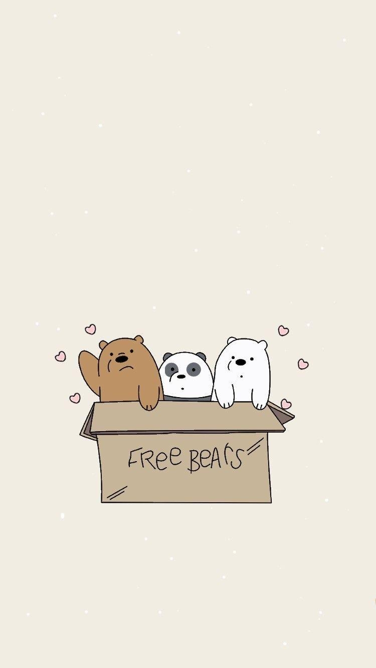 750x1340 I want all of them.. We bare bears wallpaper, Bear wallpaper, Phone