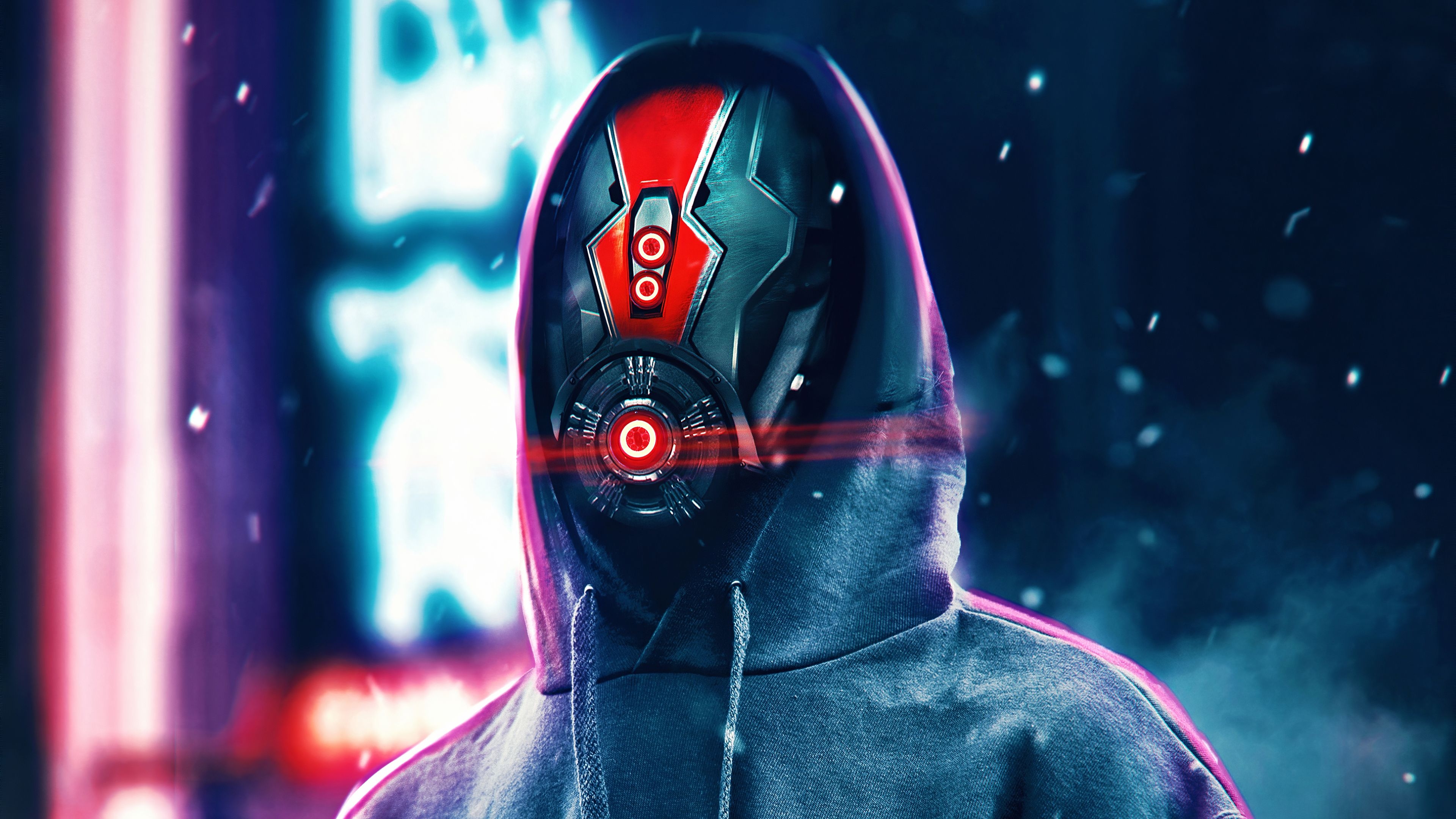 3840x2160 Hoodie Robot Scifi 4k, HD Artist, 4k Wallpaper, Image, Background, Photo and Picture, Desktop