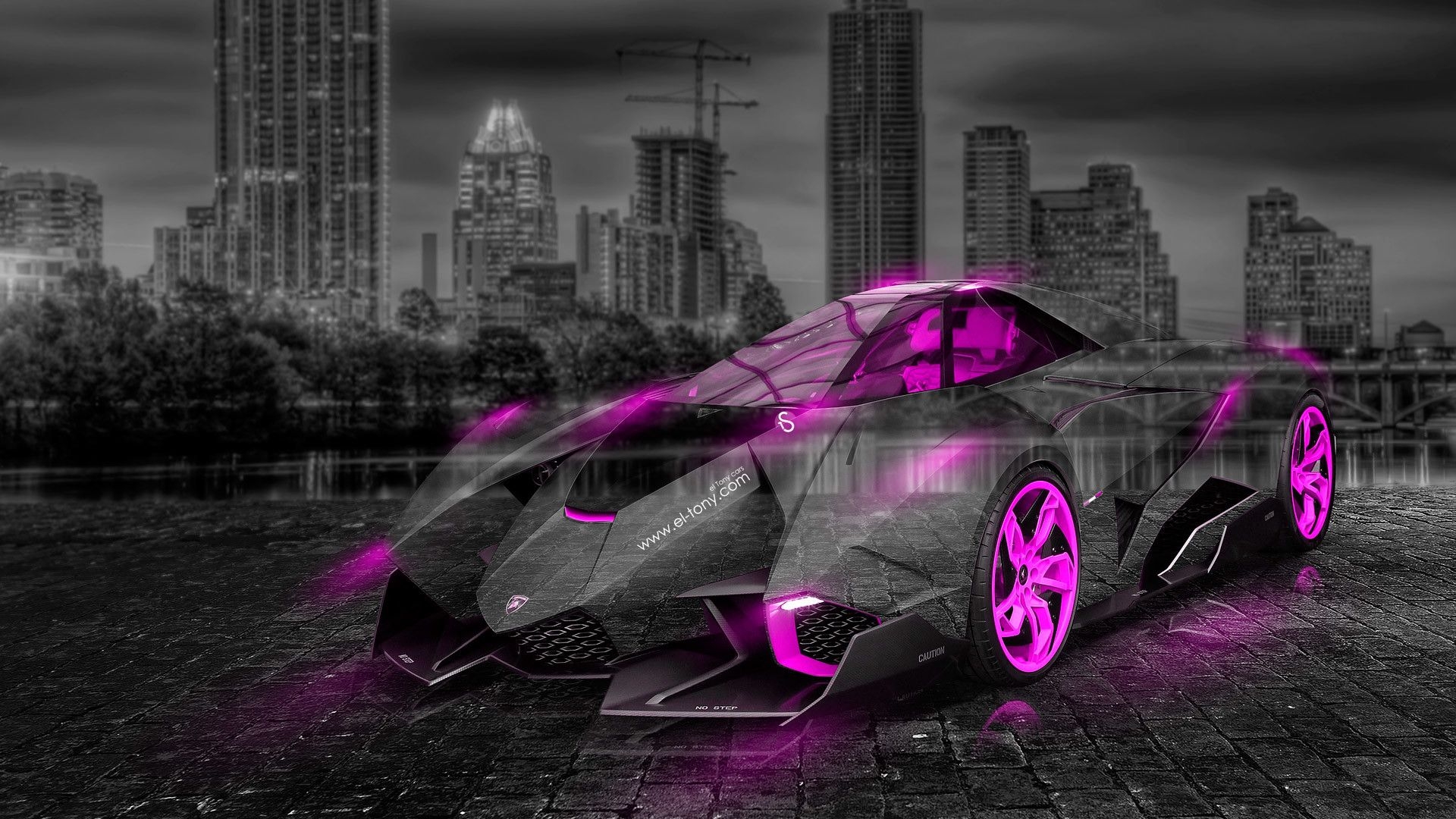 1920x1080 Pink Lamborghini Wallpaper, Desktop