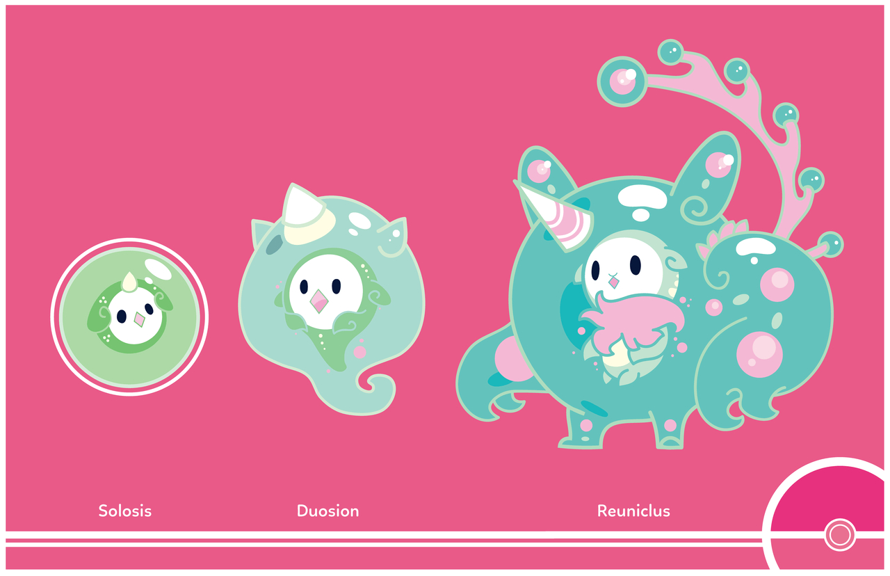 1280x830 Pokemon Redesign 578 579, Duosion, Reuniclus, Desktop