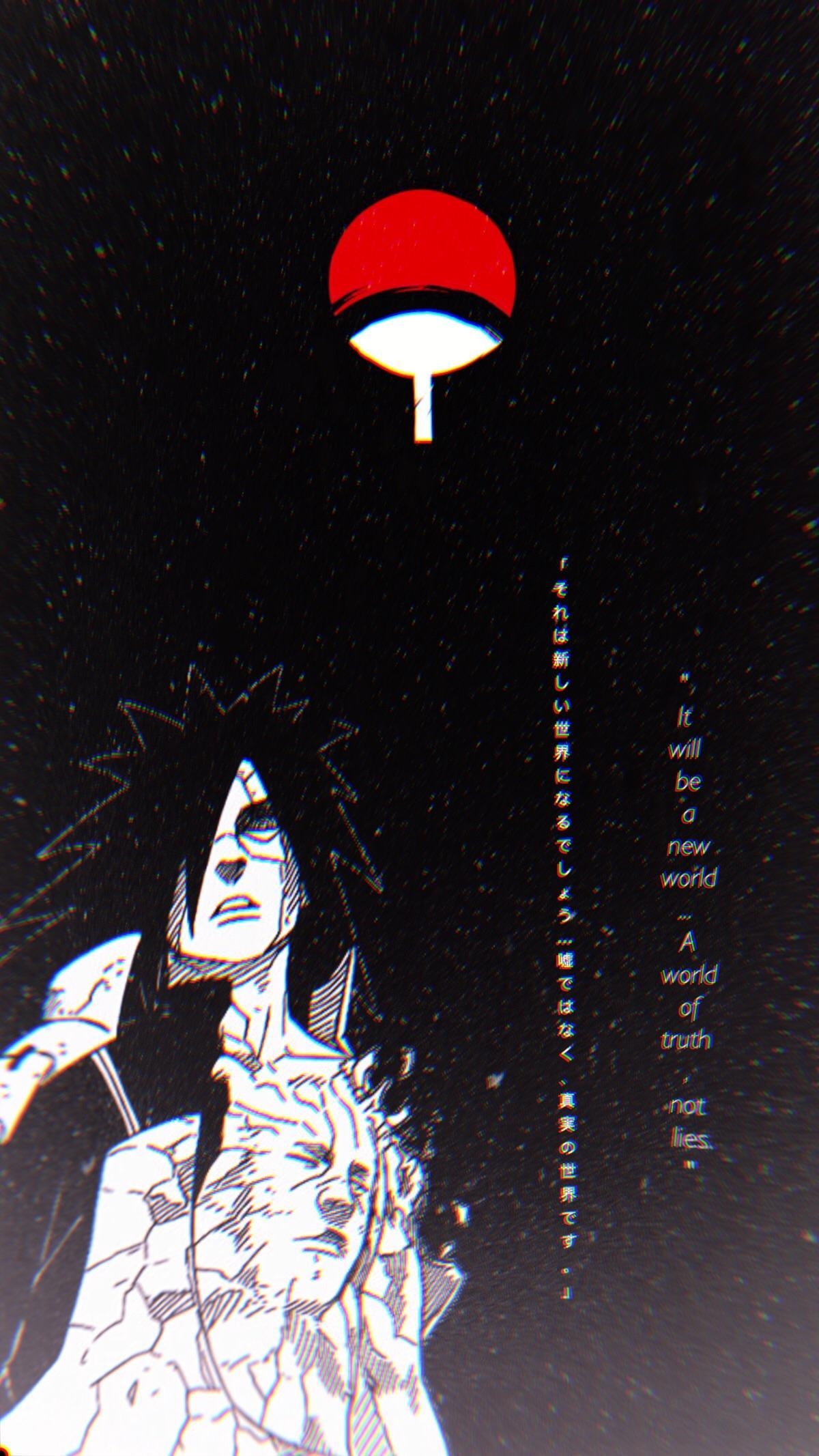 1200x2140 I made a Madara wallpaper the japanese might not be 100, Phone