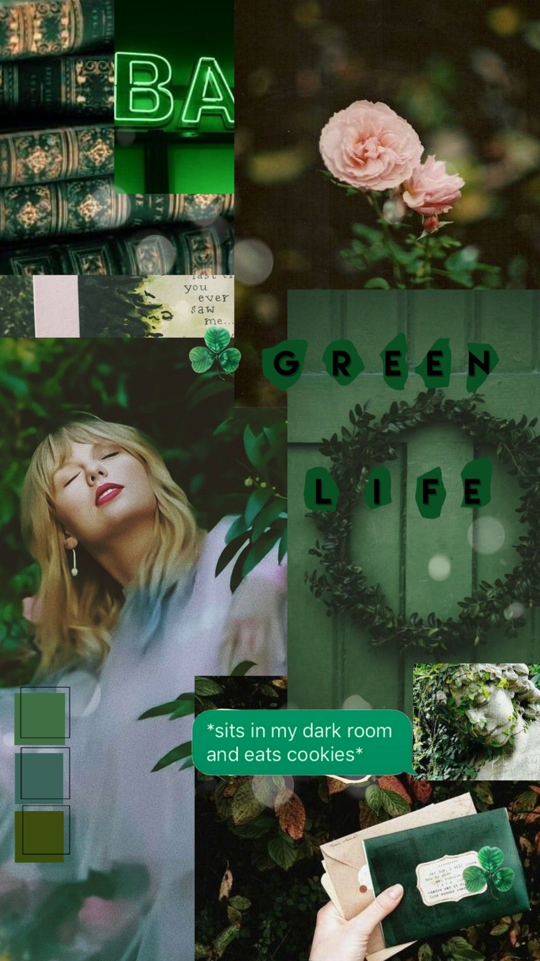 1080x1920 Green taylor swift. Taylor swift, Green aesthetic, Swift, Phone