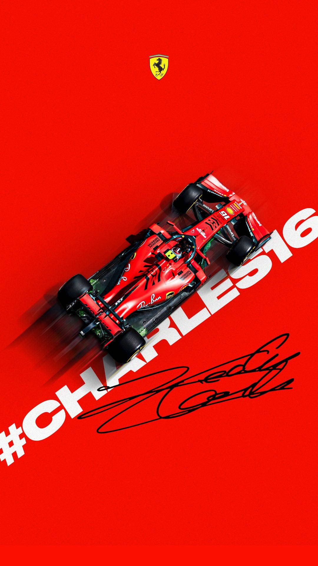 1080x1920 Download F1 Charles Leclerc Ferrari iPhone Wallpaper, Phone