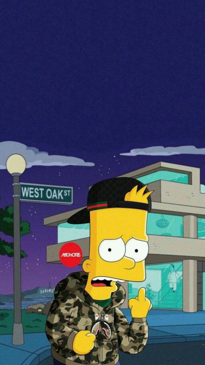 720x1280 bart simpson wallpaper, Phone