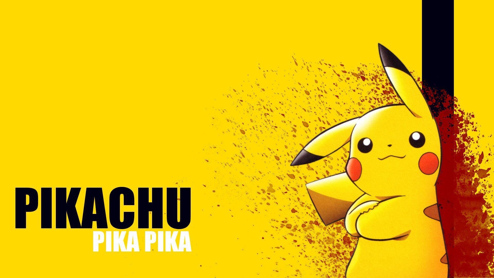 1920x1080 Pikachu Wallpaper for Computer. Pikachu wallpaper iphone, Pikachu wallpaper, Pikachu, Desktop