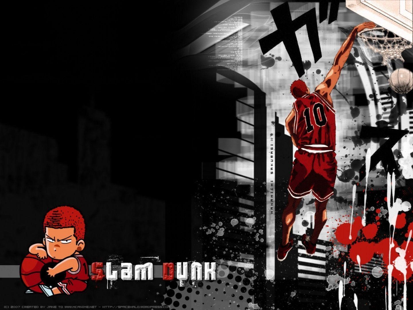 1440x1080 Slam Dunk Anime Teamshohoku Hanamichi Sakuragi Wallpaper Picture, Desktop