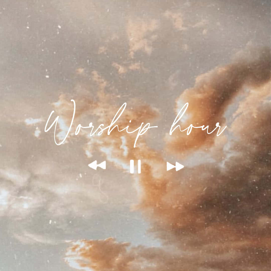 1080x1080 Download Clouds Worship Hour Spotify Playlist Cover Wallpaper, Phone