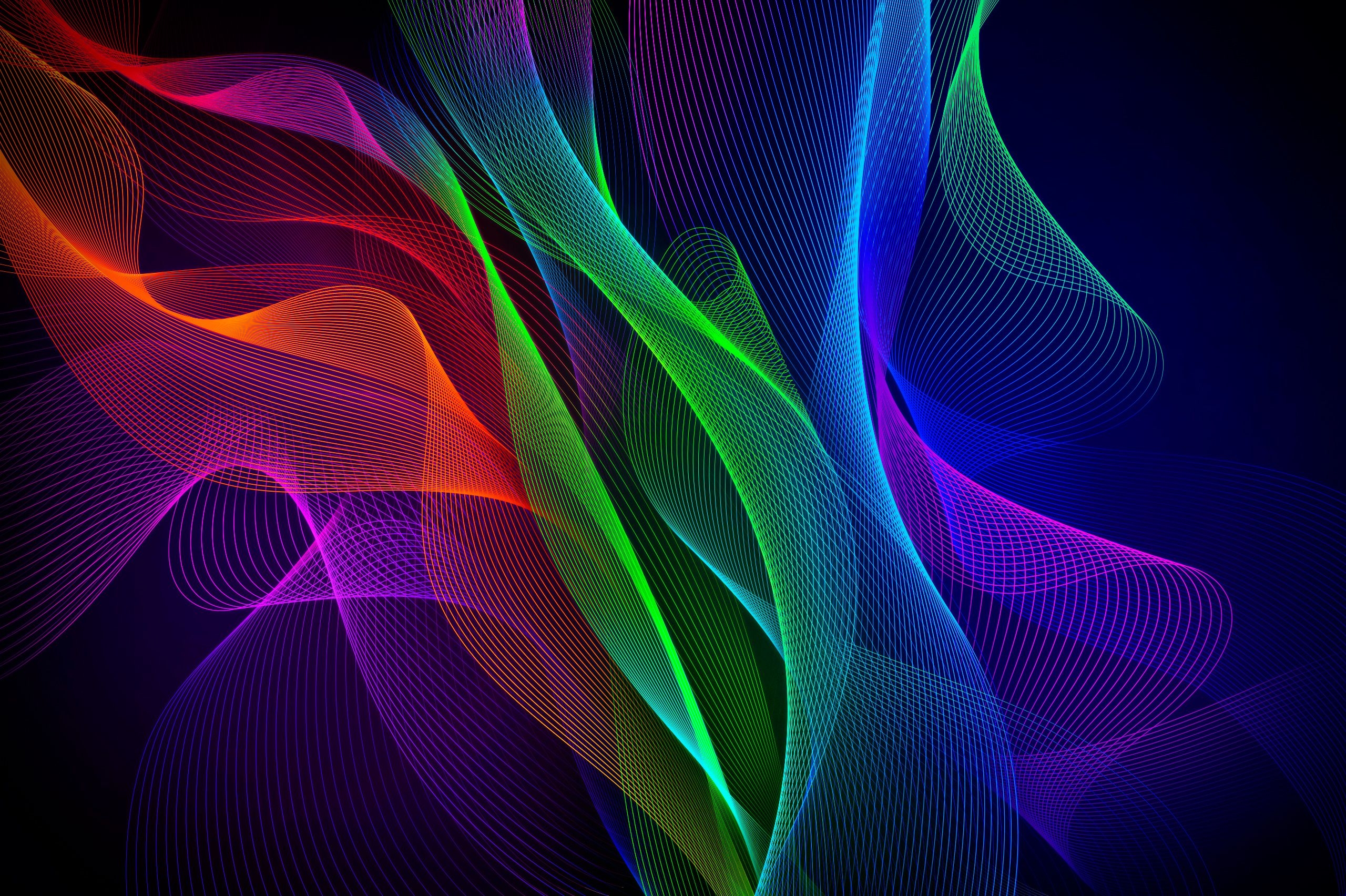 2560x1710 Wallpaper Waves, Colorful, Razer Phone, Stock, HD, Abstract, Desktop