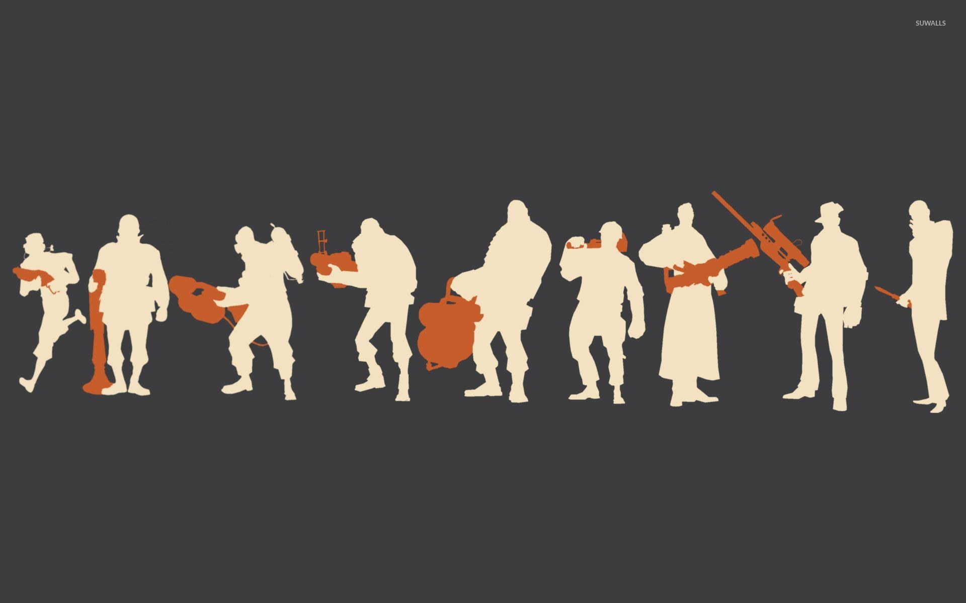 1920x1200 Team Fortress 2 silhouettes wallpaper wallpaper, Desktop