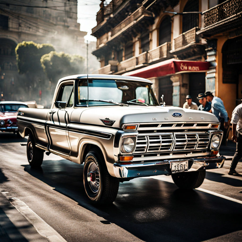 1030x1030 A vintage 1990 Ford F150 truck, Phone