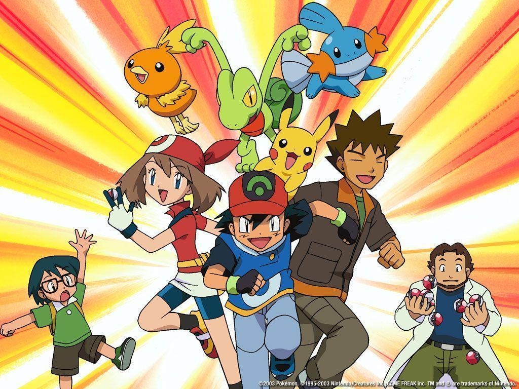 1030x770 Pokemon, Ash, May, Max, Pikachu pics, Desktop