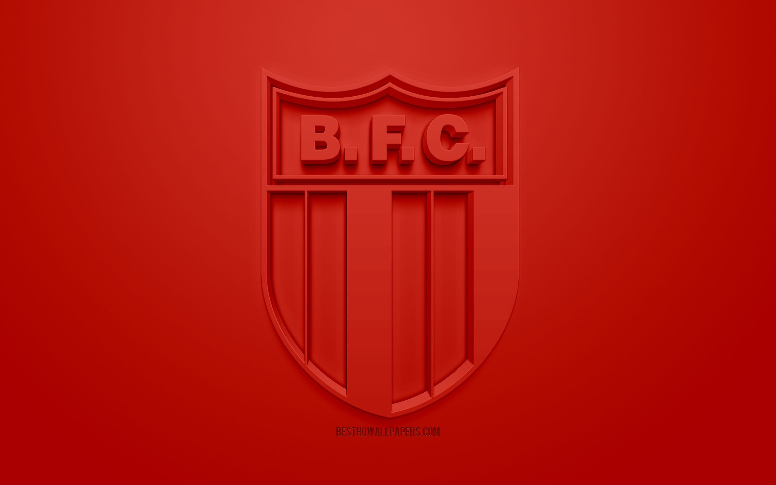 2560x1600 Download wallpaper Botafogo Futebol Clube, Pantera, BFC, creative 3D logo, red background, 3D emblem, Brazilian football club, Serie B, Ribeirao Preto, Brazil, 3D art, football, stylish 3D logo for desktop with resolution, Desktop