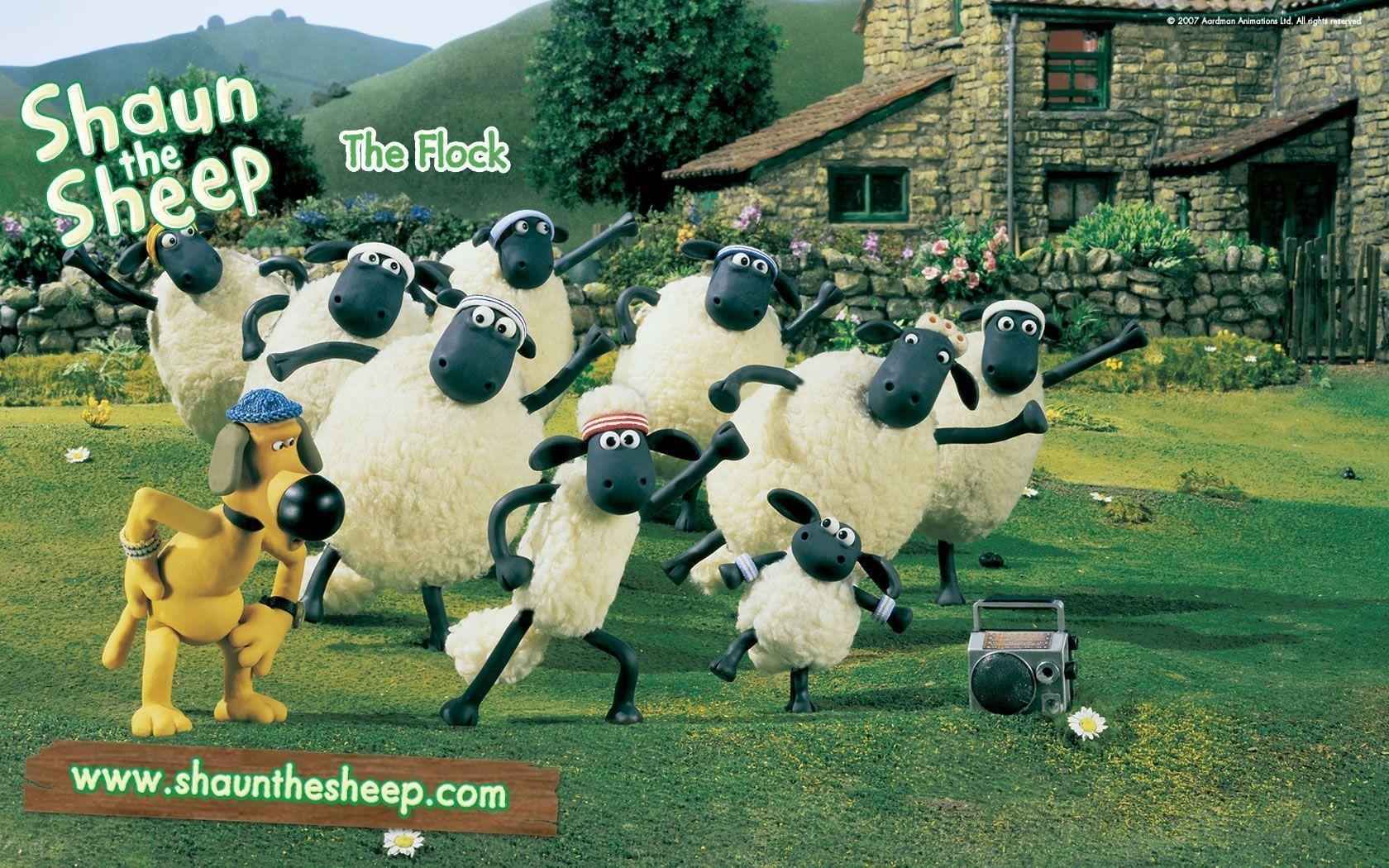 1680x1050 Flock Dance Shaun The Sheep, Desktop