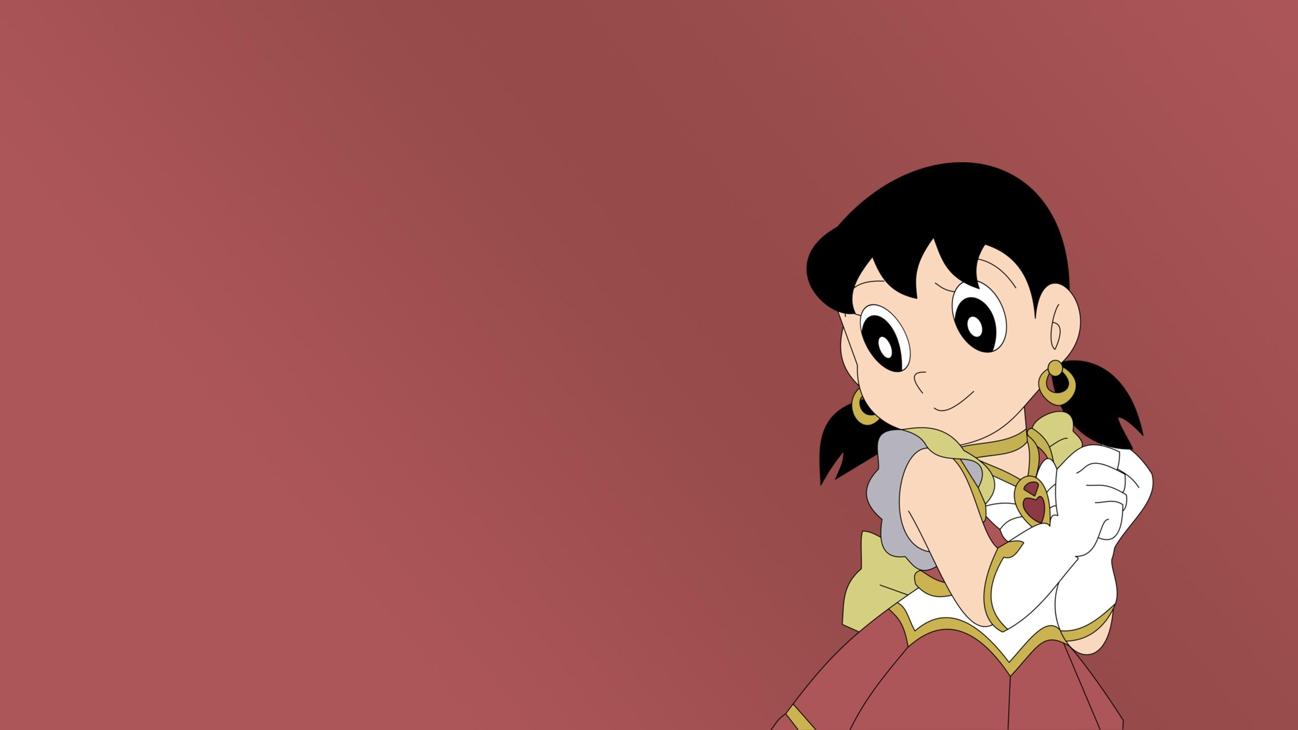 2560x1440 Shizuka Minamoto Minimalist 4K Wallpaper, HD Cartoon 4K Wallpaper, Image, Photo and Background, Desktop