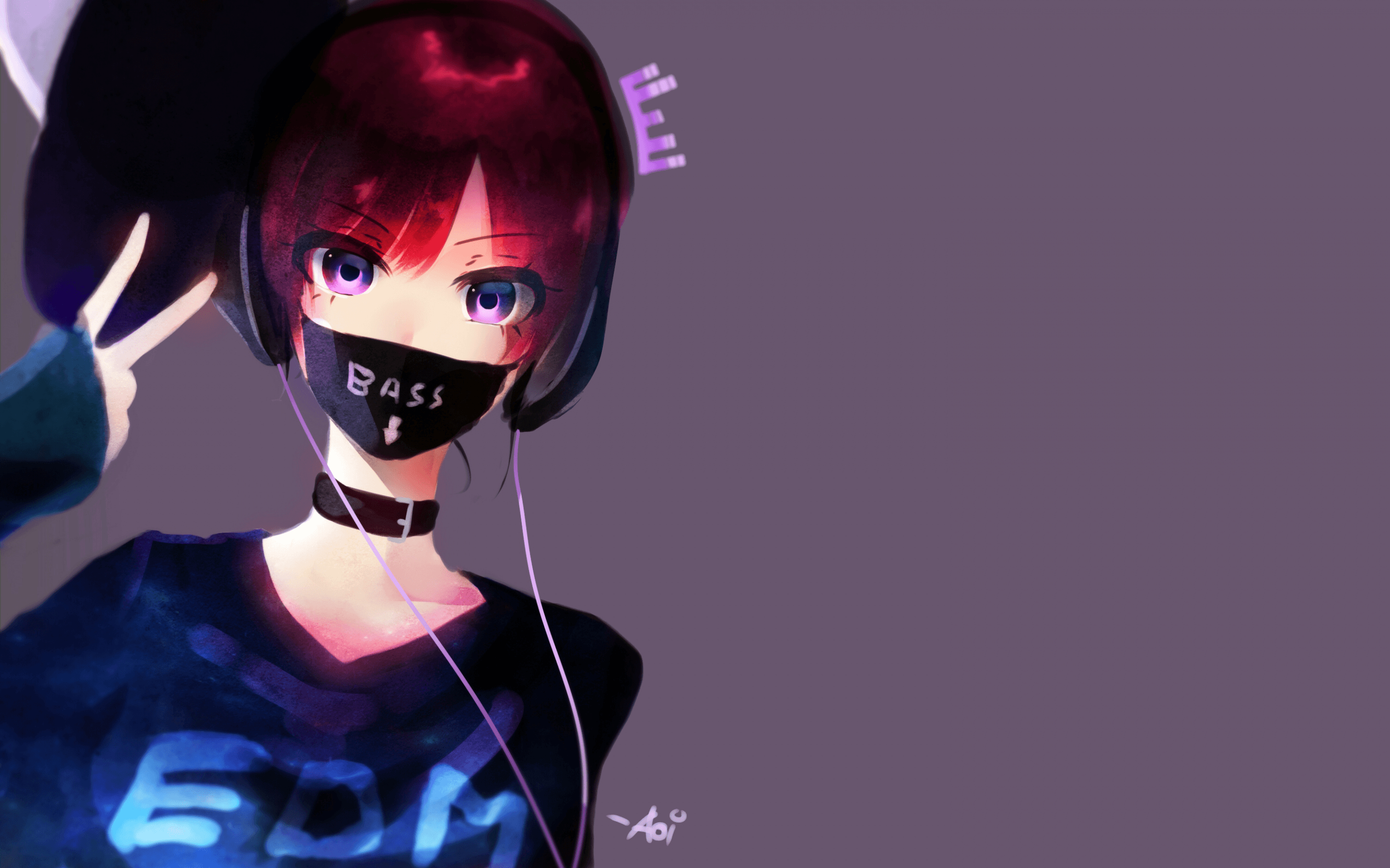 2880x1800 Anime Mask Wallpaper Free Anime Mask Background, Desktop