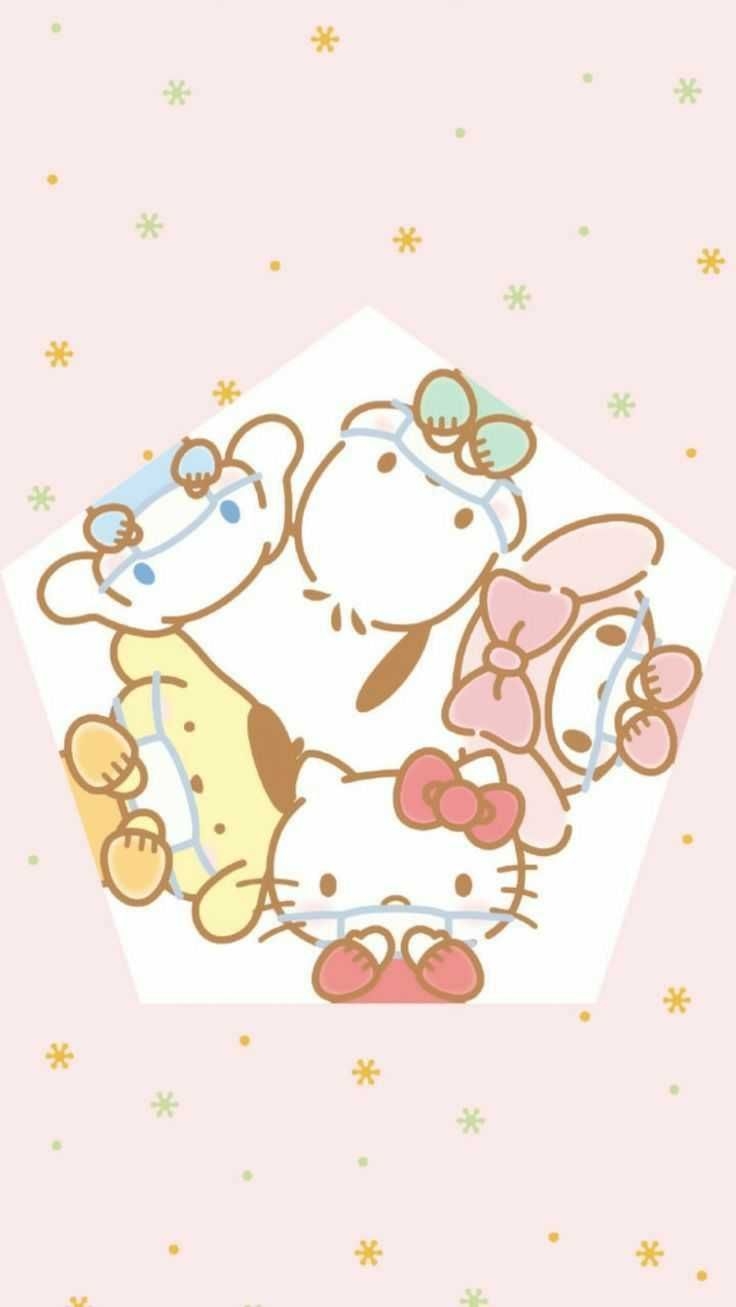 740x1310 Sanrio Wallpaper Discover more Accessories, Cute, Japanese, Sanrio, School wallpaper.. Hello kitty characters, Sanrio wallpaper, Hello kitty picture, Phone