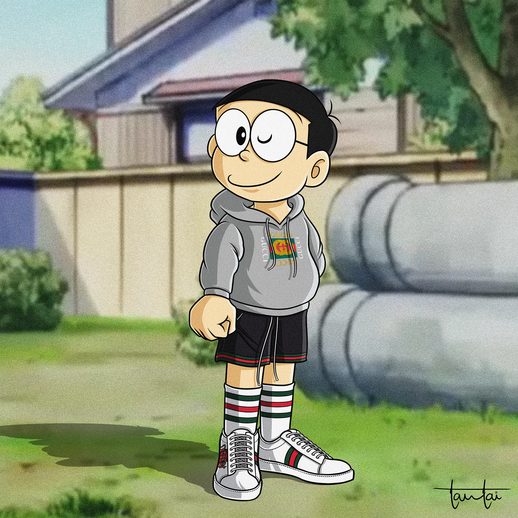 1800x1800 Nobita Wallpaper Free Nobita Background, Phone