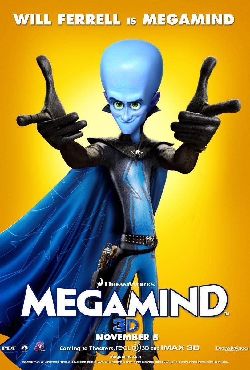 820x1200 Megamind Movie Poster Desktop Wallpaper, Phone