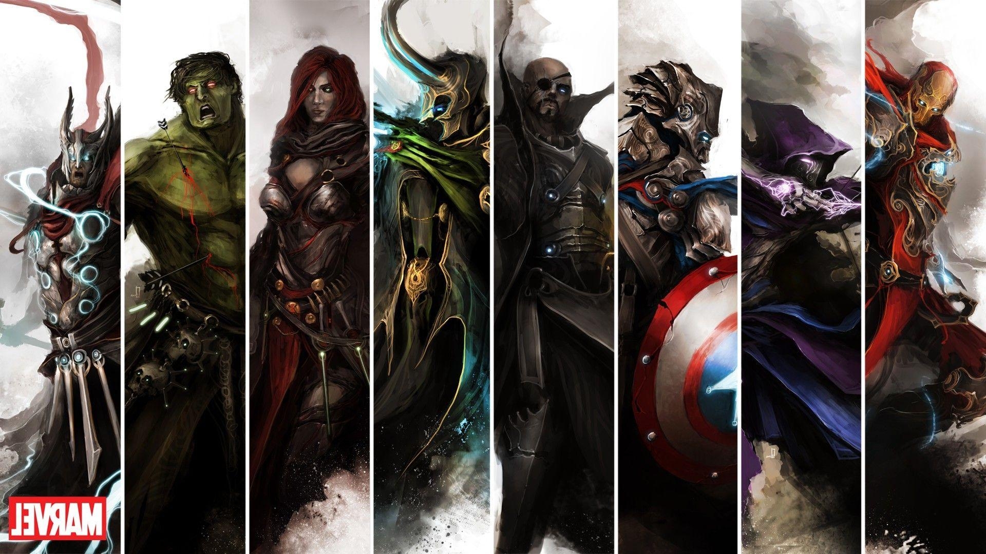 1920x1080 Marvel Comics, The Avengers Wallpaper HD / Desktop and Mobile, Desktop