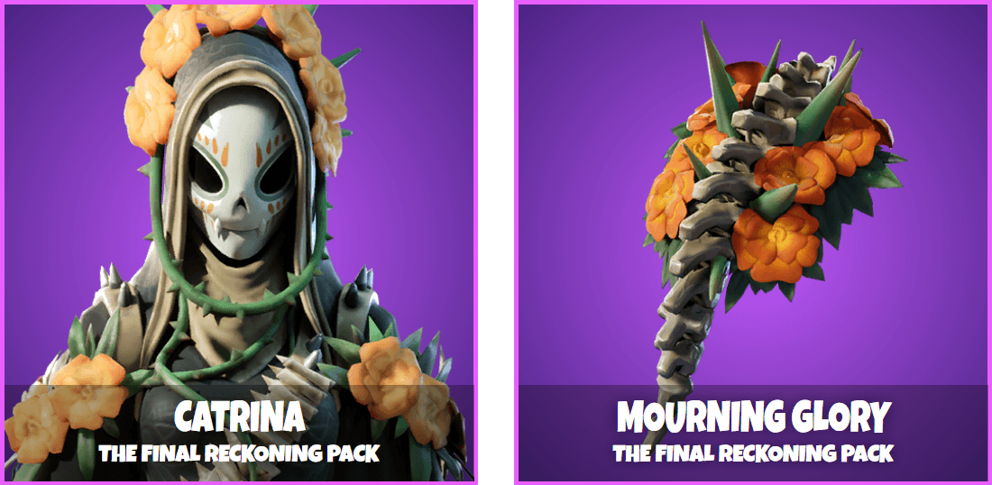 1100x540 Catrina Fortnite wallpaper, Dual Screen