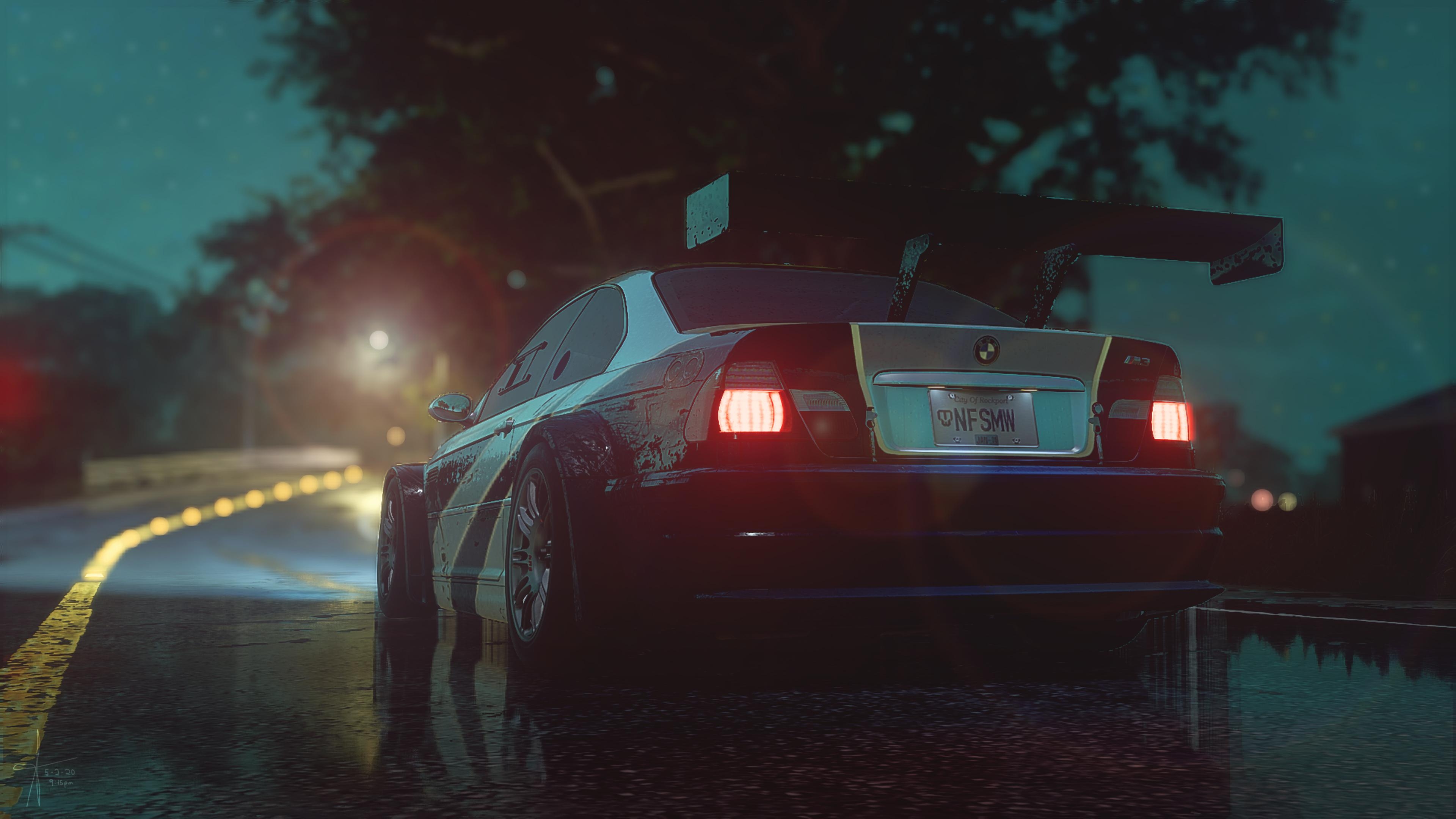 3840x2160 Parked up and dirty. // Most Wanted's BMW M3 GTR, Desktop